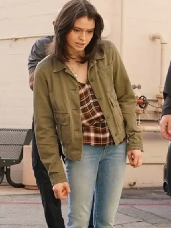 The Rookie Abigail Shirt Style Green Jacket