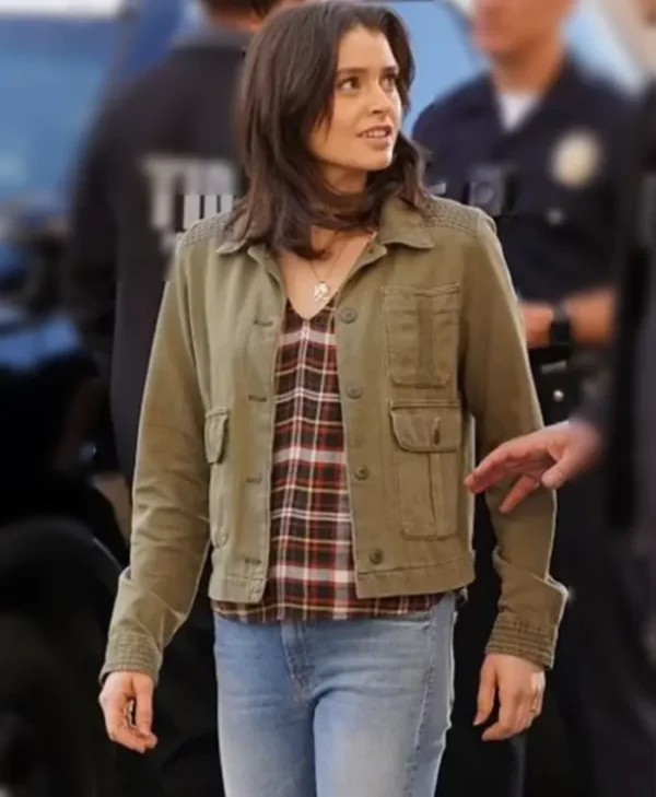 The Rookie Abigail Shirt Style Green Jacket