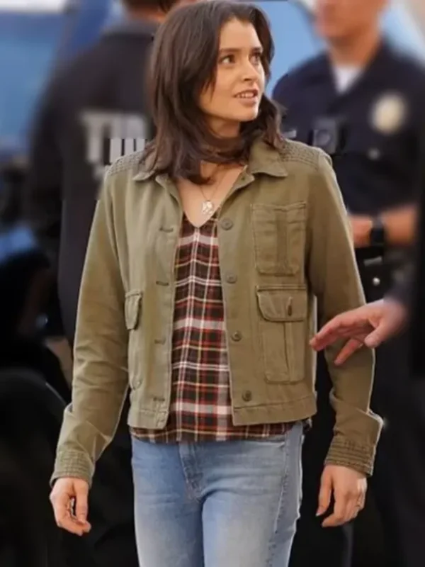The Rookie Abigail Shirt Style Green Jacket
