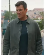The Rookie John Nolan Green Cotton Jacket