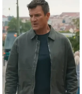 The Rookie John Nolan Green Cotton Jacket