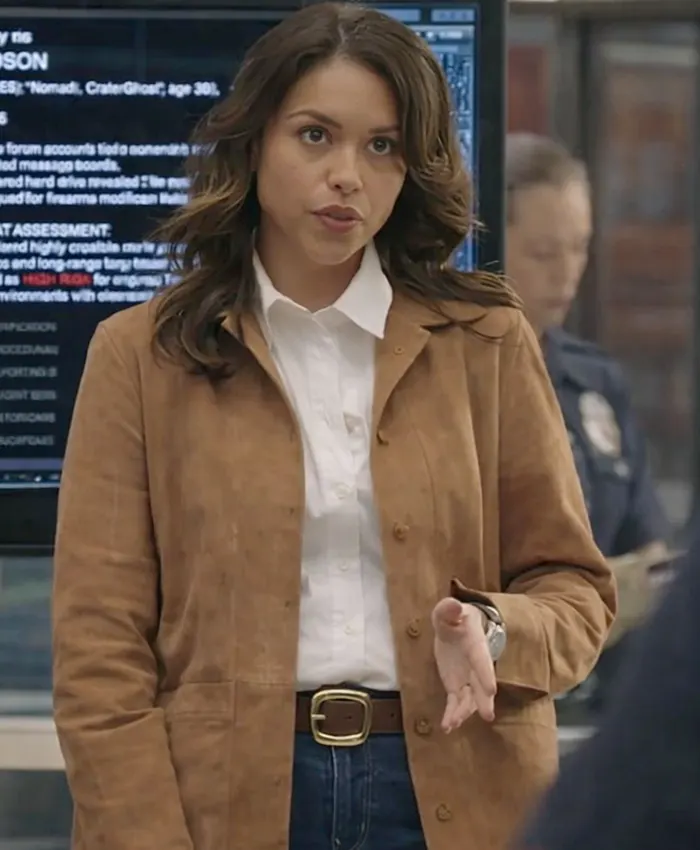 The Rookie S08 Angela Lopez Suede Jacket The Rookie S08 Angela Lopez Suede Jacket