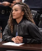 The Rookie S08 Nyla Harper Leather Bomber Jacket