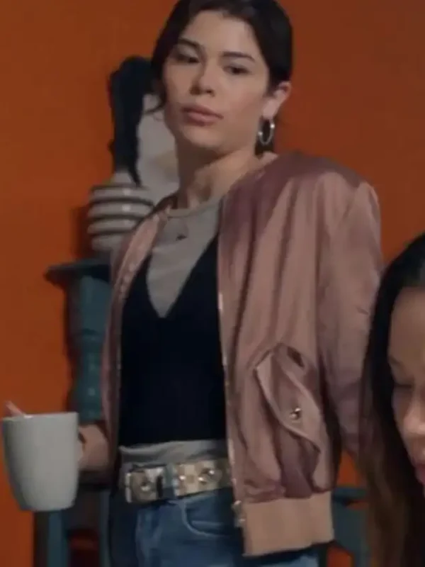 The Rookie Tamara Colins Satin Bomber Jacket