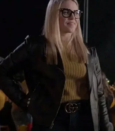 The Sex Lives of College Girls Reneé Rapp Leather Coat