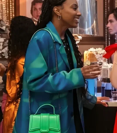 The Sex Lives of College Girls S03 Alyah Chanelle Scott Patterned Blazer