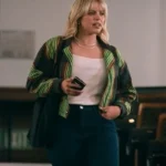 The Sex Lives of College Girls S03 Renee Rapp Green Plaid Jacket