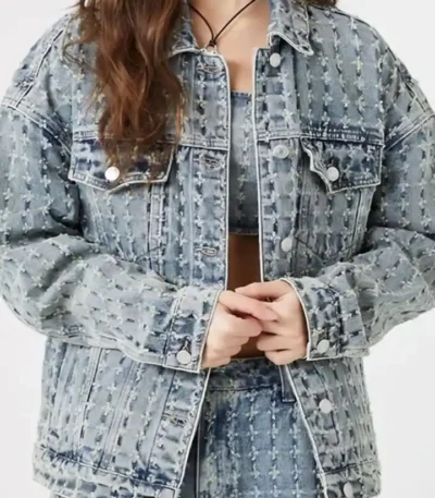 The Sex Lives of College Girls S03 Whitney Distressed Denim Jacket