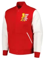 The Simpsons Freeze Max Rude Varsity Jacket