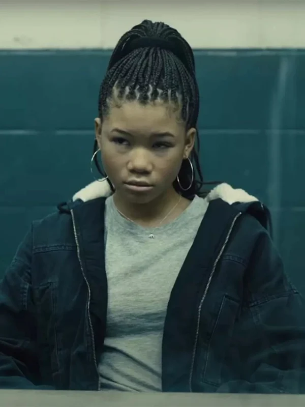 The Suicide Squad Tyla Hooded Collar Jacket