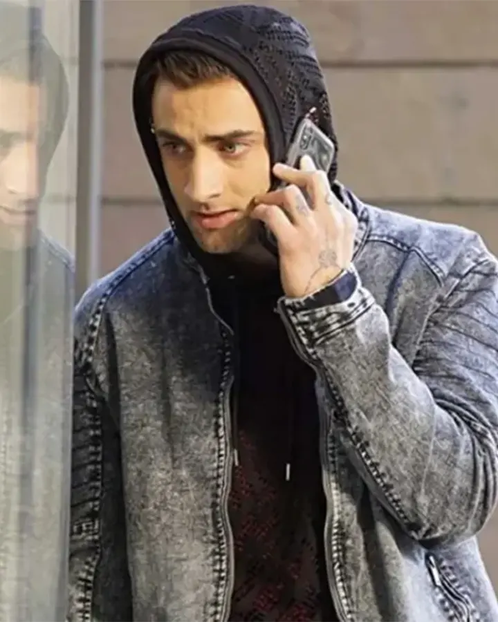 Themo Melikidze The Rookie Serj Derian Grey Jacket Themo Melikidze The Rookie Serj Derian Grey Jacket