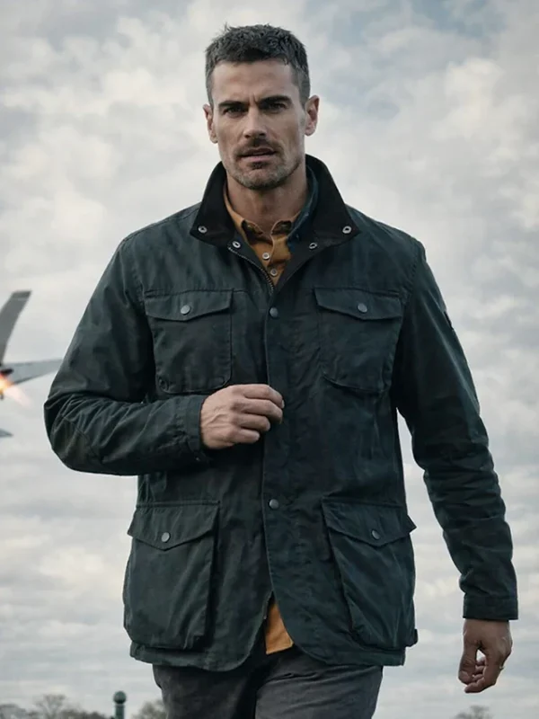 Theo James The Gentlemen S01 Black Jacket