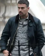 Theo James The Gentlemen S01 Black Jacket