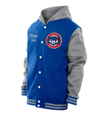 Throwback Prep Chicago Cubs Royal Hoodie Jacket