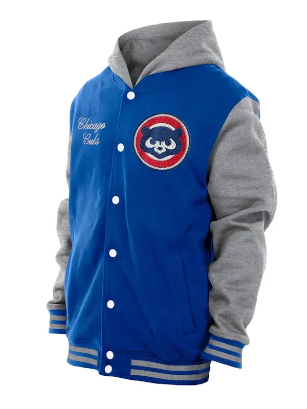 Throwback Prep Chicago Cubs Royal Hoodie Jacket