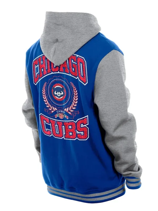 Throwback Prep Chicago Cubs Royal Hoodie Jacket