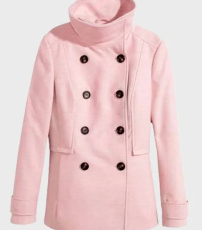 Tiera Skovbye Riverdale Polly Cooper Double-Breasted Coat