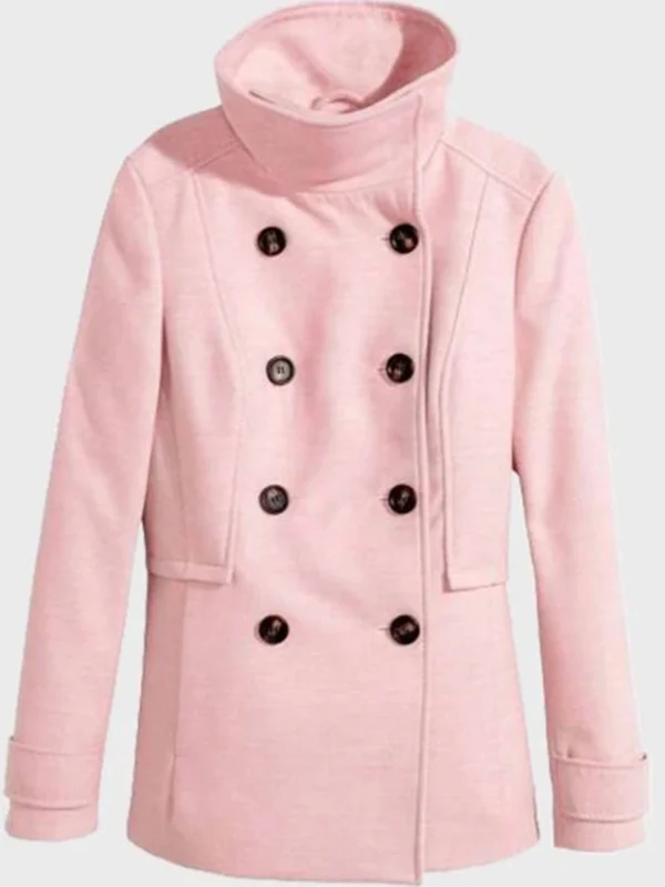 Tiera Skovbye Riverdale Polly Cooper Double-Breasted Coat