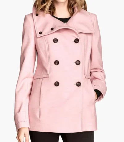 Tiera Skovbye Riverdale Polly Cooper Double-Breasted Coat
