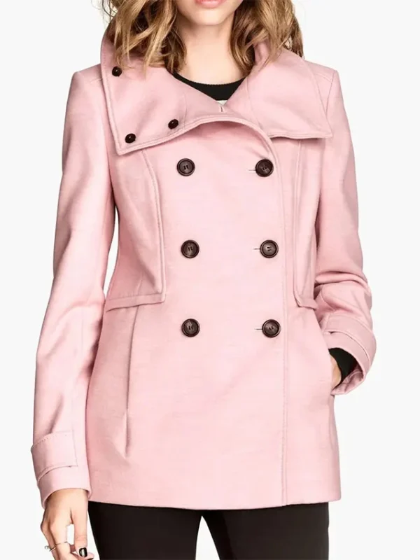 Tiera Skovbye Riverdale Polly Cooper Double-Breasted Coat