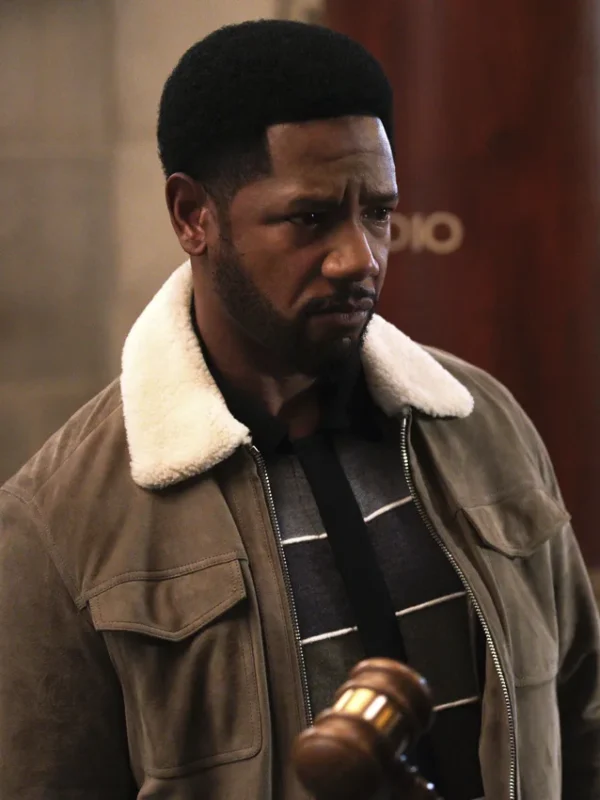 Tory Kittles The Equalizer S05 Brown Shearling Jacket