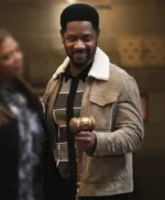 Tory Kittles The Equalizer S05 Brown Shearling Jacket