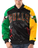 Ty Mopkins Chicago Bulls Satin Jacket