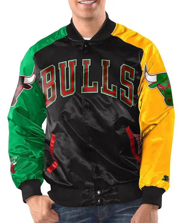 Ty Mopkins Chicago Bulls Satin Jacket Ty Mopkins Chicago Bulls Satin Jacket