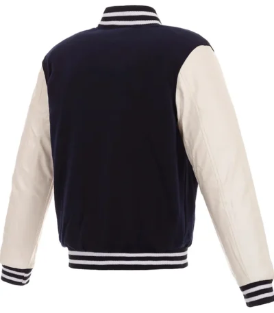 Varsity Chicago Cubs Navy and White Jacket