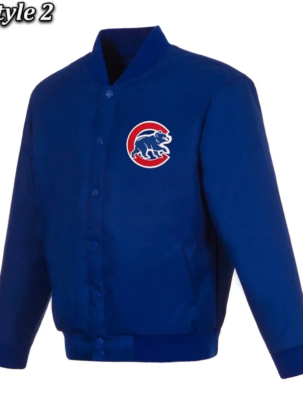 Varsity Chicago Cubs Royal Blue Wool Jacket