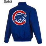 Varsity Chicago Cubs Royal Blue Wool Jacket