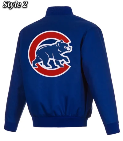 Varsity Chicago Cubs Royal Blue Wool Jacket