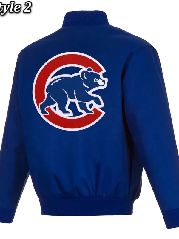 Varsity Chicago Cubs Royal Blue Wool Jacket