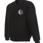 Varsity Dallas Mavericks Black Wool Jacket