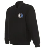 Varsity Dallas Mavericks Black Wool Jacket