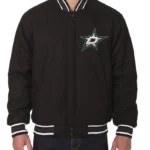 Varsity Dallas Stars Black Wool Jacket