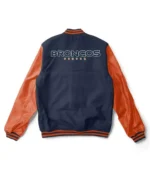 Varsity Denver Broncos Navy and Orange Jacket