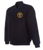 Varsity Denver Nuggets Navy Blue Wool Jacket