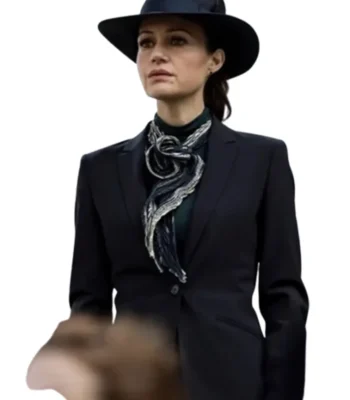 Verna The Fall of the House of Usher S01 Black Blazer