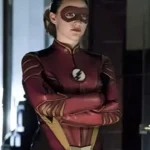 Violett Beane The Flash Red Jacket