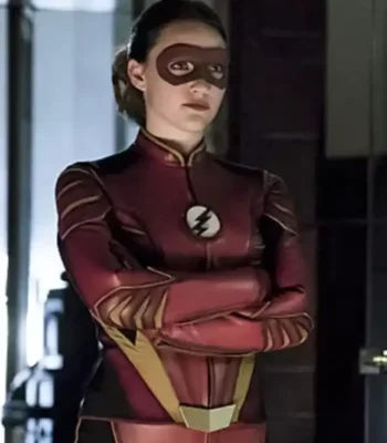 Violett Beane The Flash Red Jacket