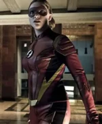 Violett Beane The Flash Red Jacket