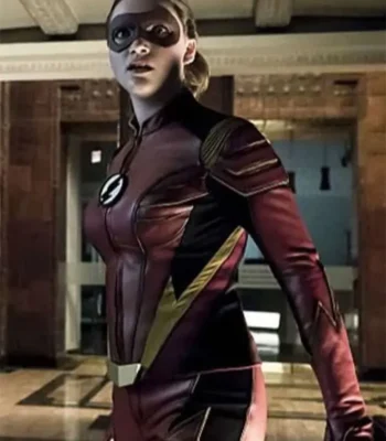 Violett Beane The Flash Red Jacket