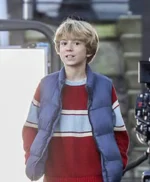 Walker Scobell The Adam Project Blue Vest