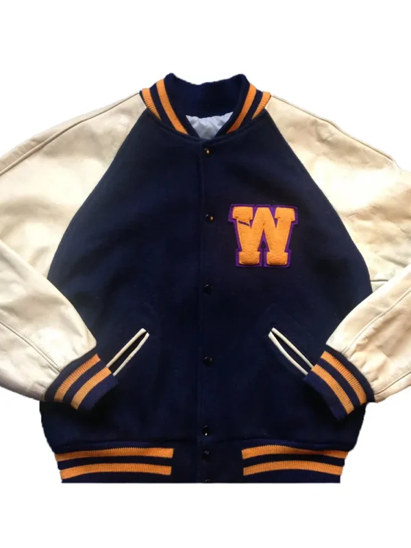Washington Huskies Navy And White Varsity Jacket