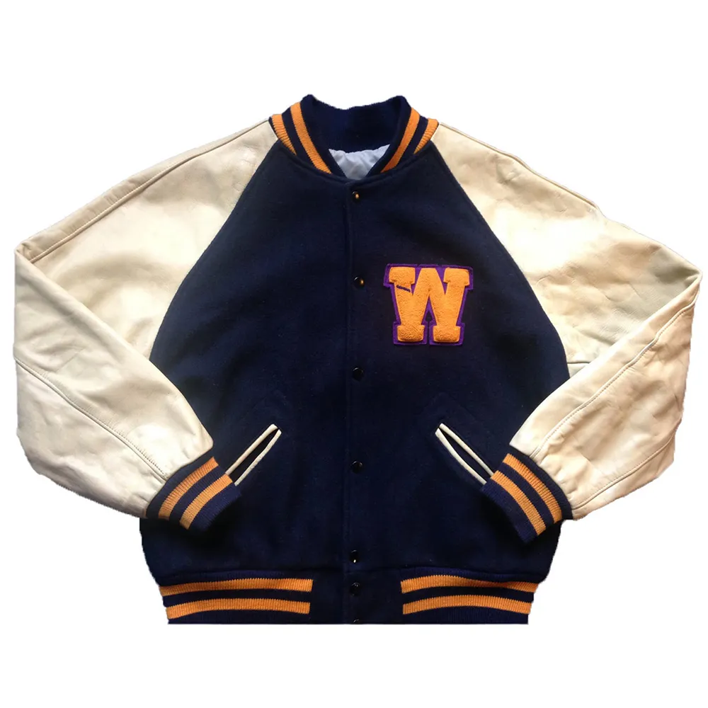 Washington Huskies Navy And White Varsity Jacket Washington Huskies Navy And White Varsity Jacket