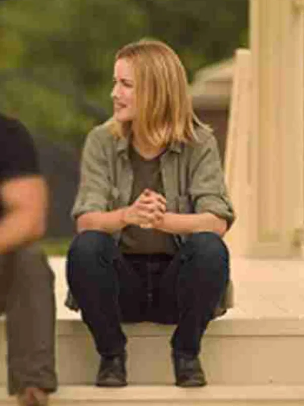 Willa Fitzgerald Reacher S02 Grey Jacket