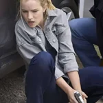 Willa Fitzgerald Reacher S02 Grey Jacket
