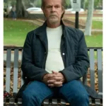 William H. Macy The Dropout S01 Black Puffer Jacket