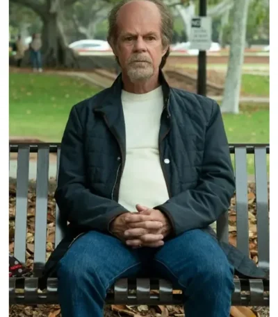 William H. Macy The Dropout S01 Black Puffer Jacket